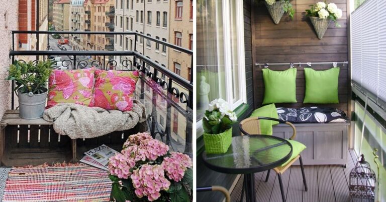 20 πρακτικές ιδέες αποθήκευσης για μπαλκόνια