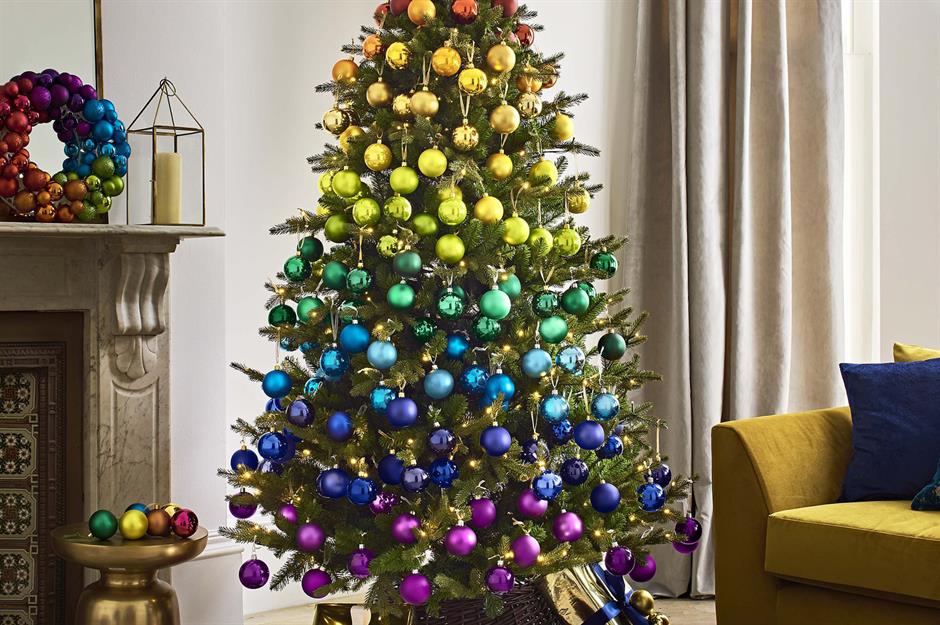 20 εντυπωσιακά μοντέρνα ombre χριστουγεννιάτικα δέντρα