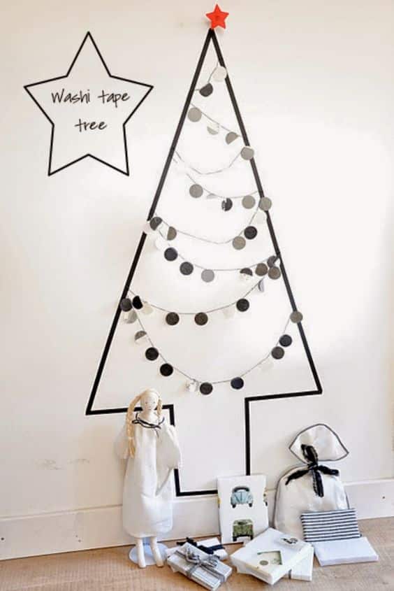 20 υπέροχα diy χριστουγεννιάτικα δέντρα τοίχου