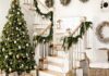 25 όμορφες ιδέες για τη χριστουγεννιάτικη διακόσμηση της εσωτερικής σκάλας