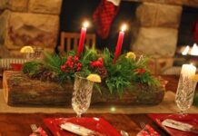 15 υπέροχες ιδέες για να διακοσμήσετε το χριστουγεννιάτικο τραπέζι σας με κεριά