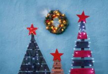 25 υπέροχες ιδέες για να φτιάξετε ένα χριστουγεννιάτικο δέντρο από παλέτες