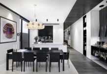 20 πανέμορφες ασπρόμαυρες ιδέες για να διακοσμήσετε την τραπεζαρία σας