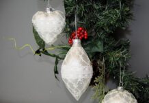 13 DIY Χριστουγεννιάτικα στολίδια από δαντέλα για μια νοσταλγική πινελιά στη διακόσμηση του σπιτιού σας