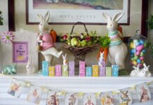 23 πανέμορφες πασχαλινές ιδέες για να διακοσμήσετε το χώρο επάνω από το τζάκι σας