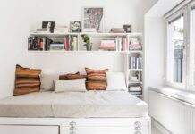 20 έξυπνες ιδέες για πρακτικά και λειτουργικά ράφια σε εσοχές στην κρεβατοκάμαρά σας