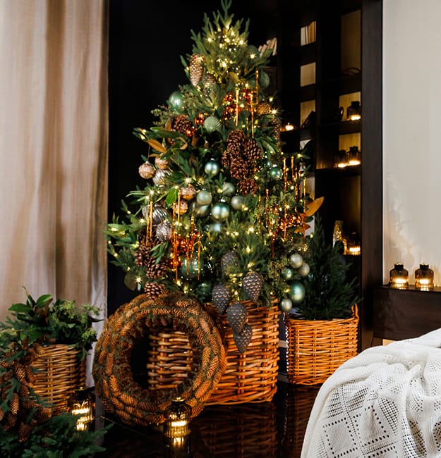 23 πανέμορφες ιδέες χριστουγεννιάτικης διακόσμησης σε καφέ χρώμα