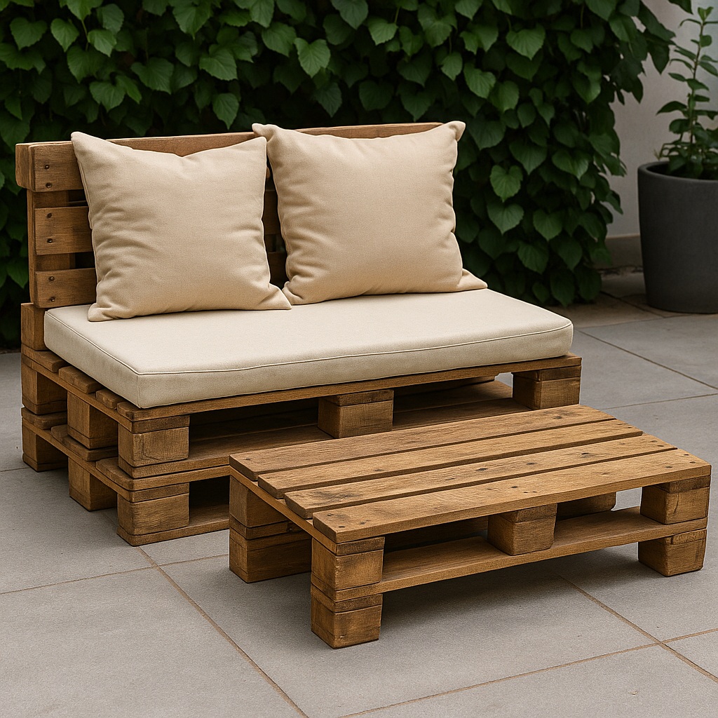 DIY έπιπλα από παλέτες: Μεταμορφώστε παλιές παλέτες σε μοντέρνα διακόσμηση