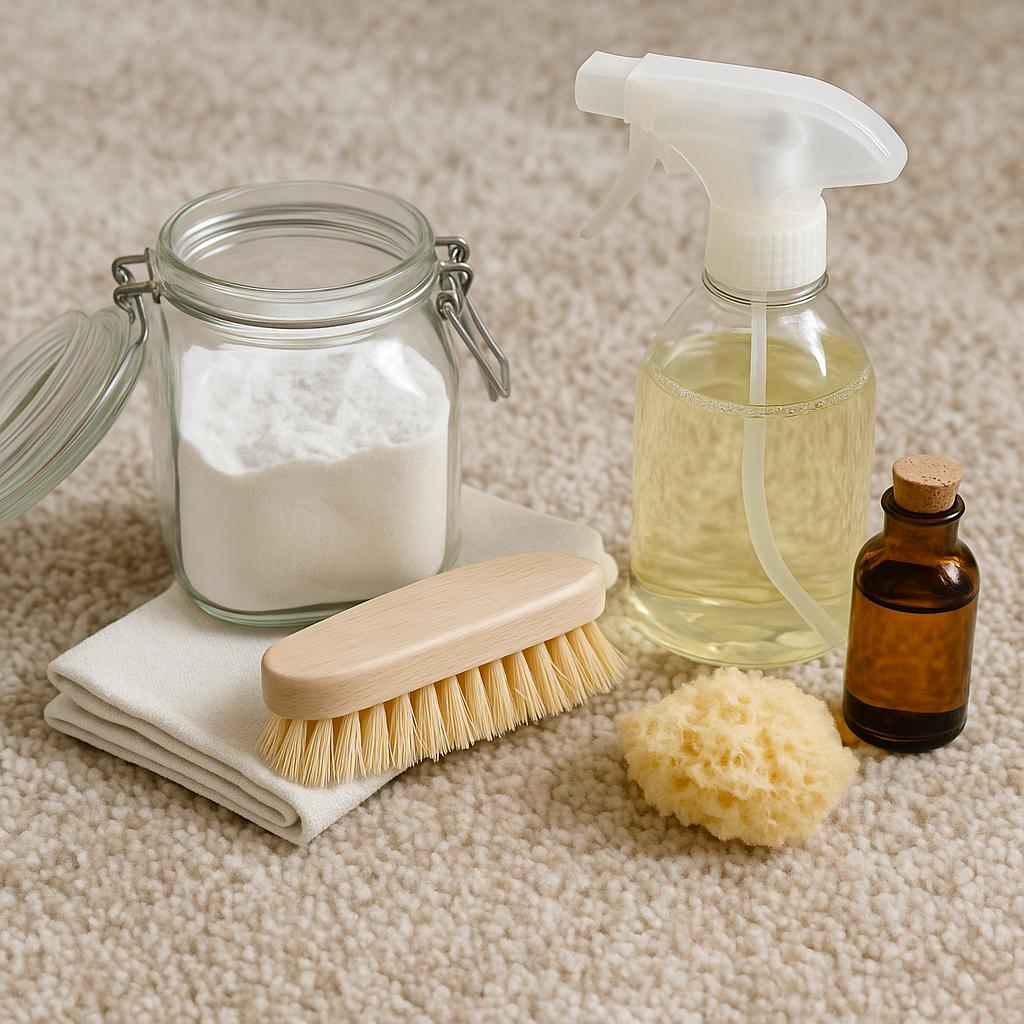 Πώς να αφαιρέσετε λεκέδες από χαλιά και μοκέτες με φυσικά υλικά